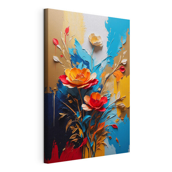 Peinture de fleurs et de feuilles Tableaux Peinture de fleurs et de feuilles