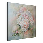 Tableaux Peinture de fleurs sur fond blanc