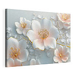 Tableaux Groupe de fleurs blanches