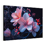 Tableaux Fleurs délicates dans des teintes douces