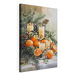 Tableaux Peinture d'oranges et de bougies