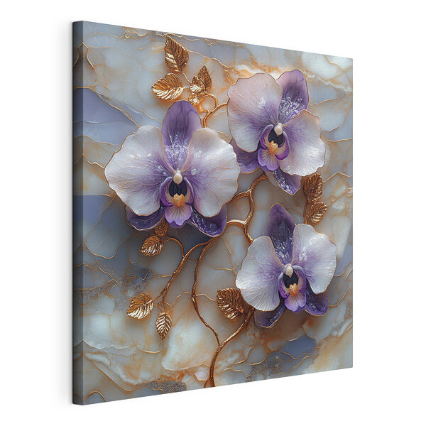 Des orchidées élégantes sur un fond serein Tableaux Des orchidées élégantes sur un fond serein