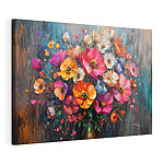Tableaux Peinture de fleurs dans un vase