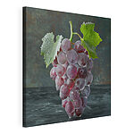Tableaux Grappe de raisins avec des gouttes d'eau sur le dessus