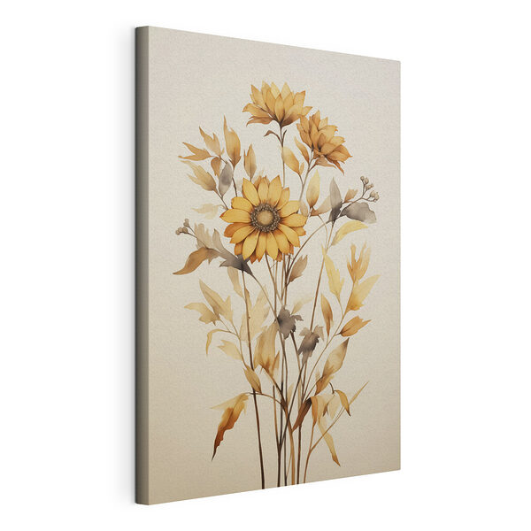 Peinture d'un tournesol Tableaux Peinture d'un tournesol