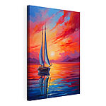 Tableaux Peinture d'un voilier dans l'eau