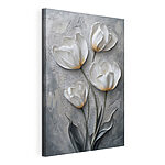 Tableaux Peinture de fleurs blanches