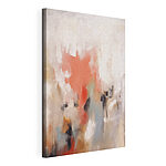 Tableaux Peinture d'une personne sur fond rose et gris