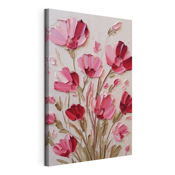 Peinture de fleurs roses Tableaux Peinture de fleurs roses