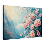 Tableaux Peinture de fleurs roses