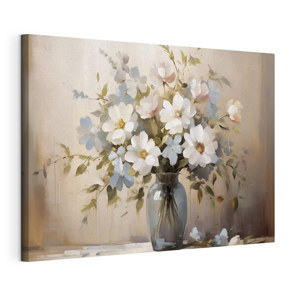 Tableaux Peinture de fleurs dans un vase
