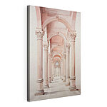 Tableaux Long couloir avec colonnes
