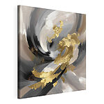 Tableaux Tourbillon dynamique de couleurs terreuses