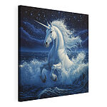 Tableaux Licorne dans l'eau