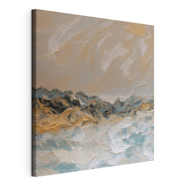 Peinture d'une chaîne de montagnes Tableaux Peinture d'une chaîne de montagnes