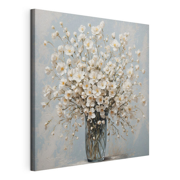 Vase de fleurs blanches Tableaux Vase de fleurs blanches