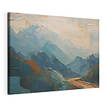 Tableaux Peinture d'une chaîne de montagnes