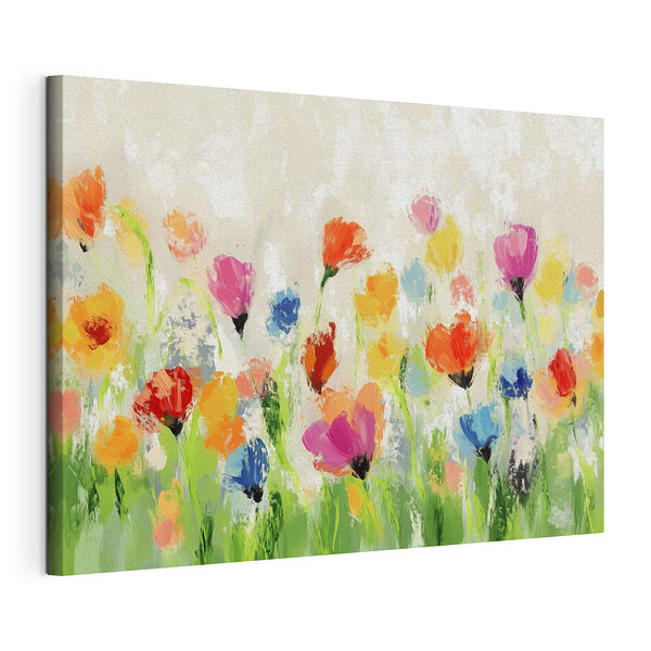 Peinture de fleurs sur fond blanc Tableaux Peinture de fleurs sur fond blanc