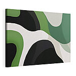 Tableaux Fond vert et blanc