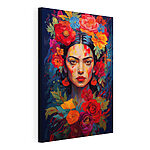 Tableaux Peinture d'une femme avec des fleurs dans les cheveux