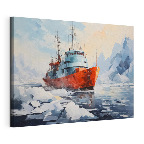 Peinture d'un bateau dans l'eau Tableaux Peinture d'un bateau dans l'eau