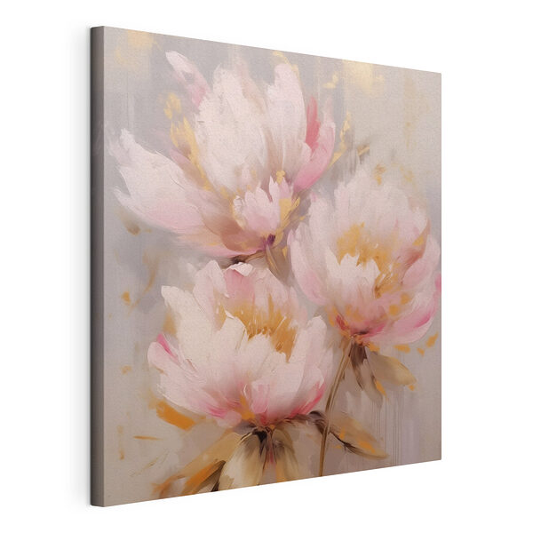 Peinture de fleurs roses Tableaux Peinture de fleurs roses