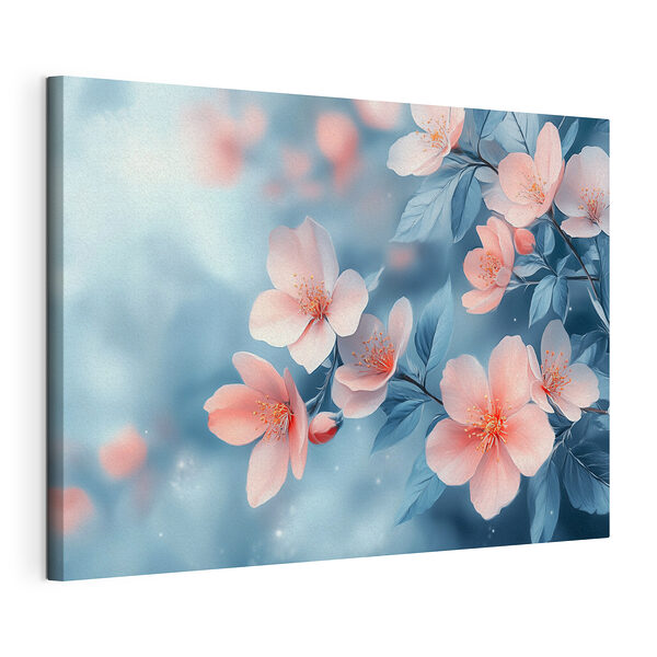 Tableaux Fleurs délicates aux couleurs douces