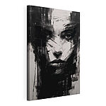 Tableaux Peinture d'un visage de femme