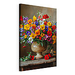 Tableaux Vase de fleurs colorées