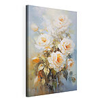 Tableaux Peinture de roses blanches