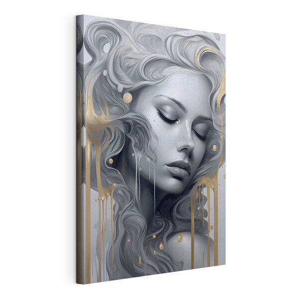 Femme aux cheveux longs et aux cheveux flottants Tableaux Femme aux cheveux longs et aux cheveux flottants