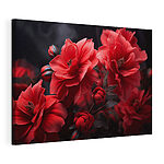Tableaux Groupe de fleurs rouges