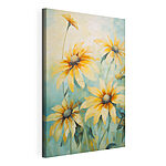 Tableaux Peinture de fleurs jaunes