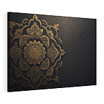 Tableaux Motif floral complexe sur fond sombre