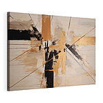 Tableaux Lignes abstraites dans des tons sourds