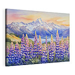 Tableaux Peinture de fleurs et de montagnes