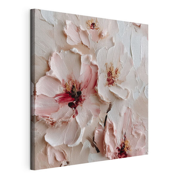 Tableaux Fleurs délicates aux teintes douces