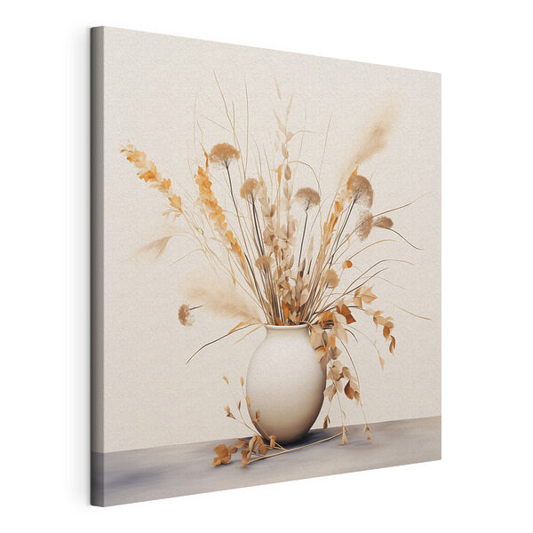 Vase avec des fleurs séchées Tableaux Vase avec des fleurs séchées