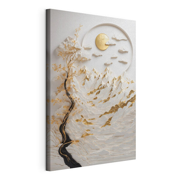 Tableaux - Paysage serein avec une rivière qui coule