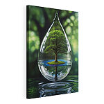 Tableaux Un arbre dans une goutte d'eau