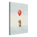 Tableaux Ours tenant un ballon rouge