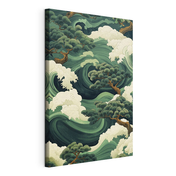 Arbre et vagues Tableaux Arbre et vagues