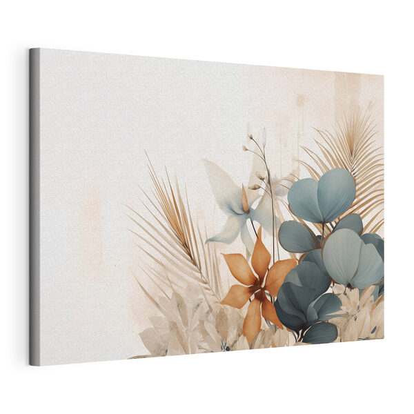 Composition florale apaisante sur un fond doux Tableaux Composition florale apaisante sur un fond doux