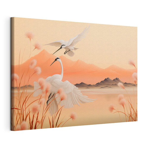 Des oiseaux volant au-dessus de l'eau Tableaux Des oiseaux volant au-dessus de l'eau