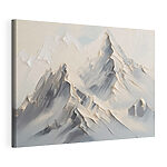 Tableaux Peinture représentant une chaîne de montagnes