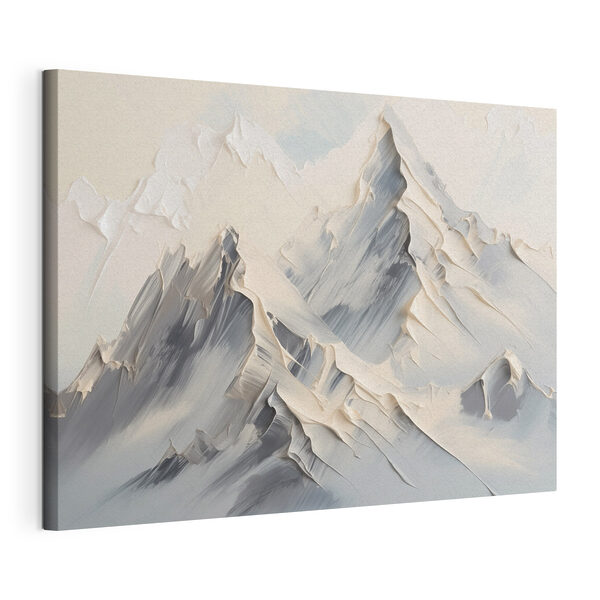 Tableaux Peinture représentant une chaîne de montagnes