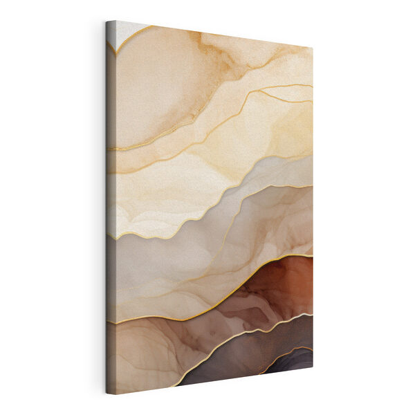Des vagues harmonieuses aux couleurs douces Tableaux Des vagues harmonieuses aux couleurs douces