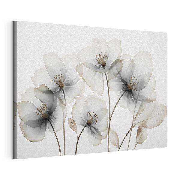 Tableaux Bouquet de fleurs aux tiges brunes
