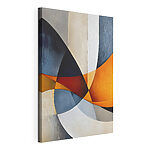 Tableaux Œuvre d'art colorée aux lignes courbes