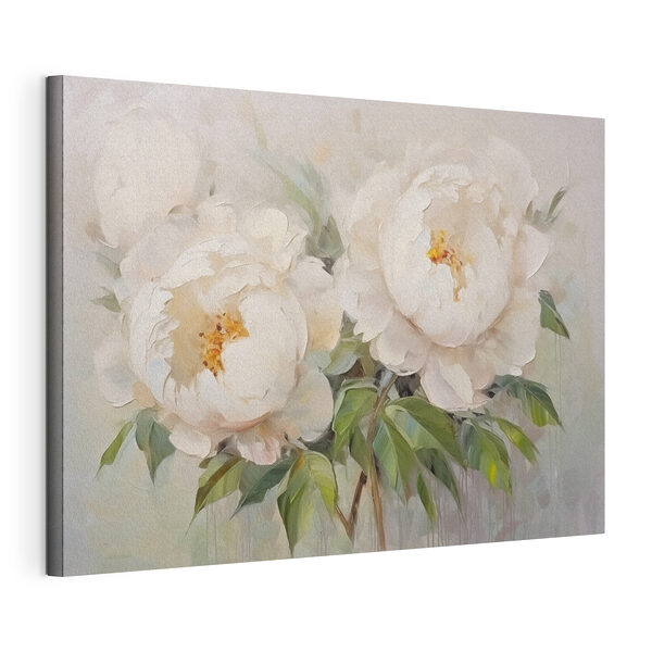 Tableau représentant des fleurs blanches Tableaux Tableau représentant des fleurs blanches
